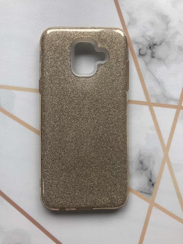 Силіконовий чохол Shine Silicone Case для Samsung Galaxy А6 (2018) Золотий