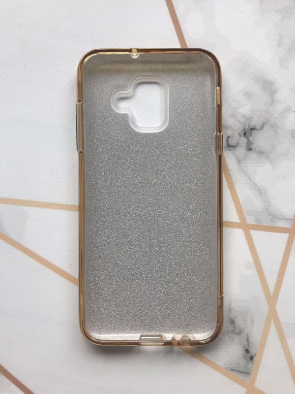 Силіконовий чохол Shine Silicone Case для Samsung Galaxy А6 (2018) Золотий