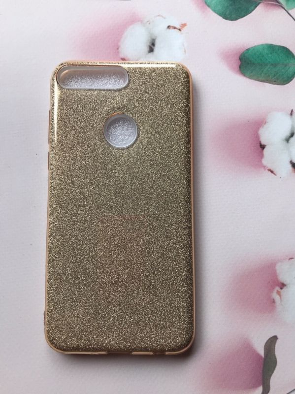 Силіконовий чохол Shine Silicone Case для Huawei Y7 2018 / Y7 prime 2018 Золотий