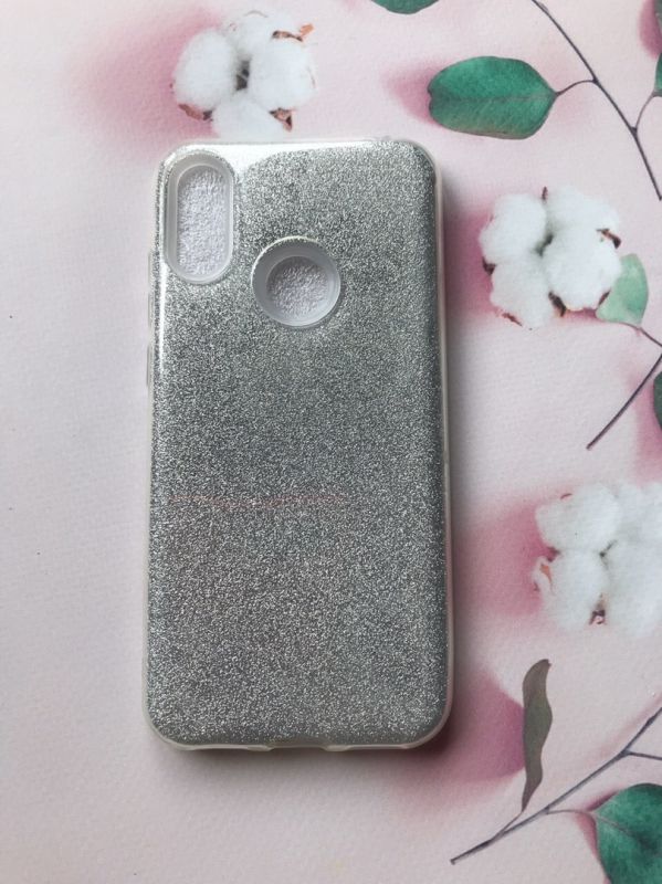 Силіконовий чохол Shine Silicone Case для Huawei Y6 2019 Срібло