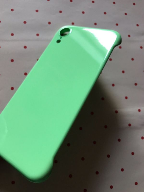 Пластикове глянсове чохол-накладка для Apple iPhone XR Салатовий