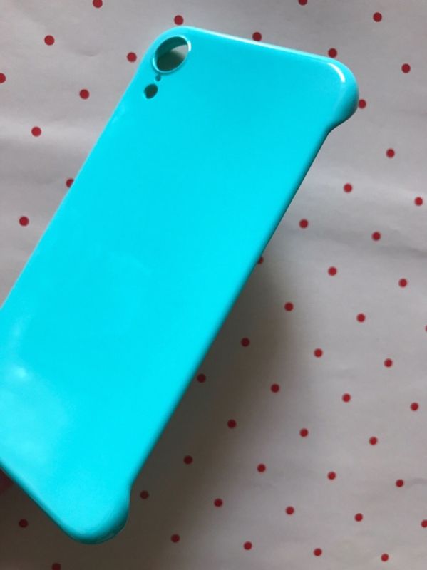 Пластикове глянсове чохол-накладка для Apple iPhone XR Блакитний