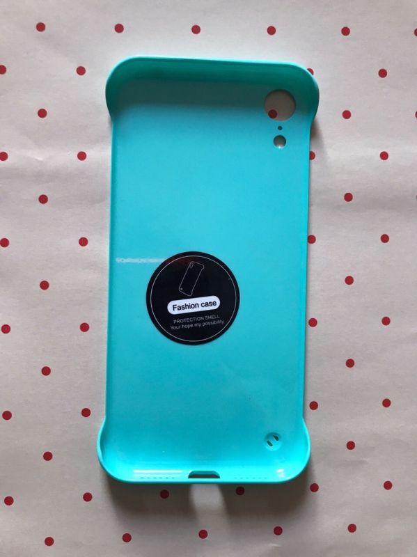 Пластикове глянсове чохол-накладка для Apple iPhone XR Блакитний