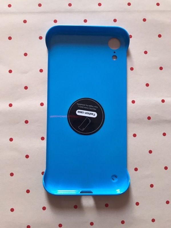 Пластикове глянсове чохол-накладка для Apple iPhone XR Синій