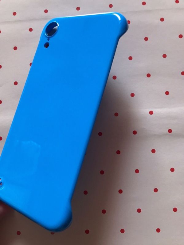 Пластикове глянсове чохол-накладка для Apple iPhone XR Синій