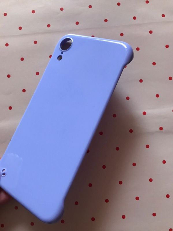 Пластиковий глянсовий чохол-накладка для Apple iPhone XR Фіолетовий