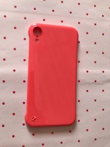 Пластиковий глянцевий чохол-накладка на Apple iPhone XR Кораловий