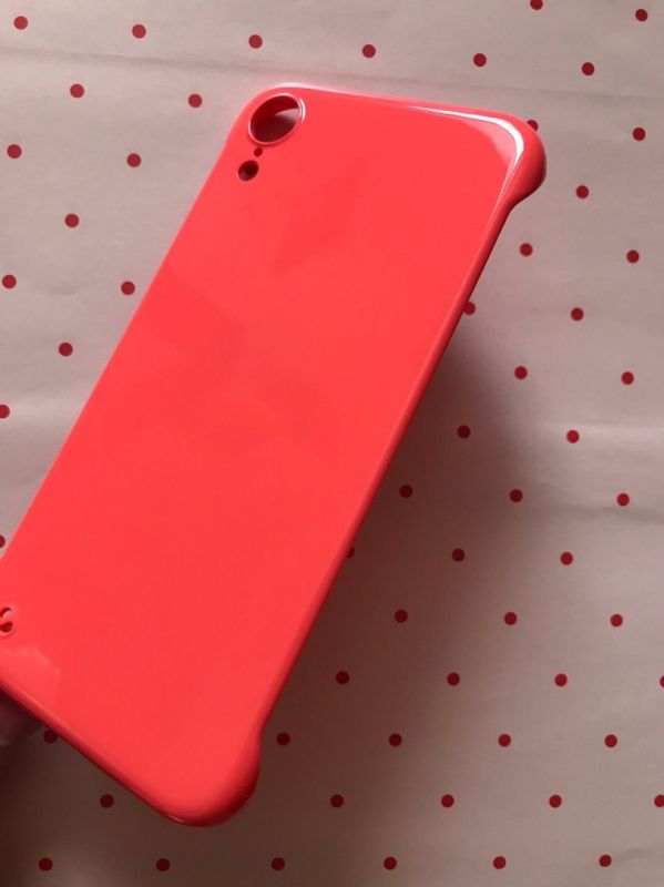Пластиковий глянцевий чохол-накладка на Apple iPhone XR Кораловий