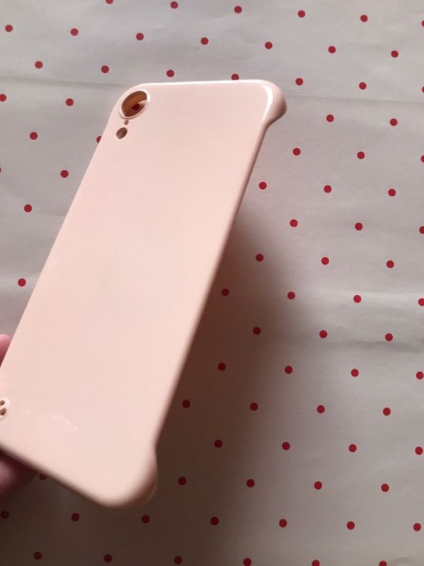 Пластикове глянсове чохол-накладка для Apple iPhone XR Рожевий