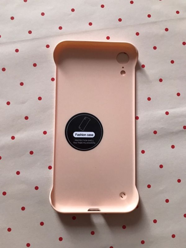 Пластикове глянсове чохол-накладка для Apple iPhone XR Рожевий