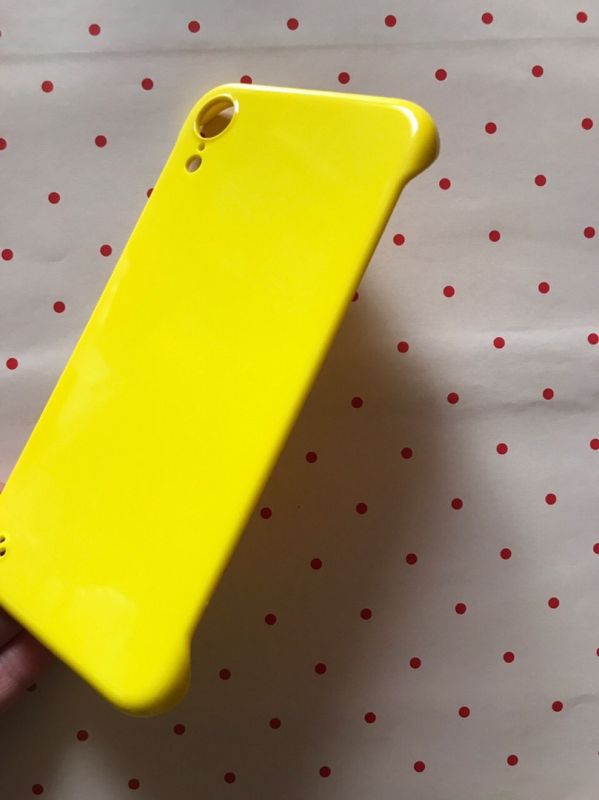 Пластикове глянсове чохол-накладка для Apple iPhone XR Жовтий