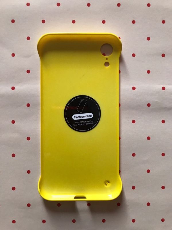 Пластикове глянсове чохол-накладка для Apple iPhone XR Жовтий