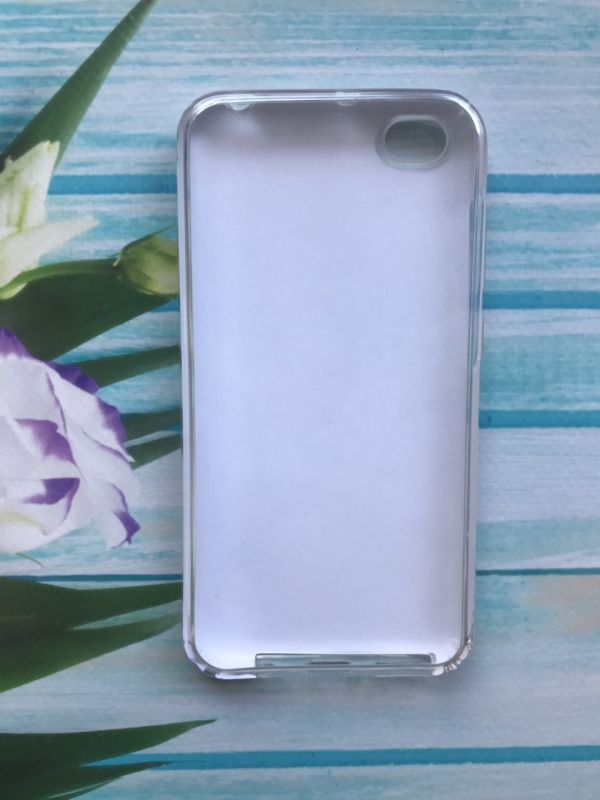 Силіконовий чохол Shine Silicone Case для Xiaomi Redmi Go Срібний з квітами