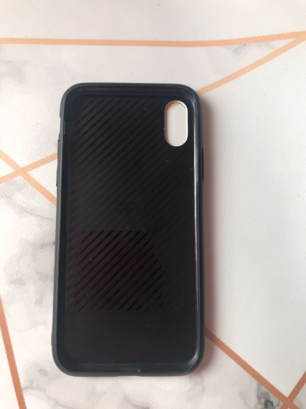 Силіконовий чохол Glass case зі скляною задньою панеллю для iPhone X/Xs Зелений мармур