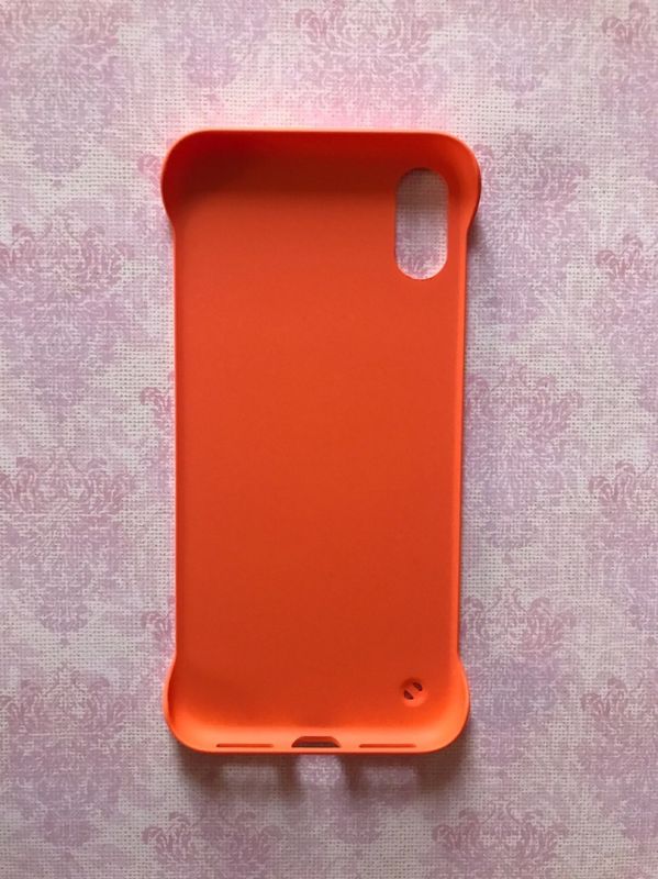 Пластиковий матовий чохол-накладка для Apple iPhone X/Xs Жовтогарячий