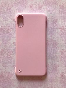 Пластиковий матовий чохол-накладка для Apple iPhone X/Xs Рожевий