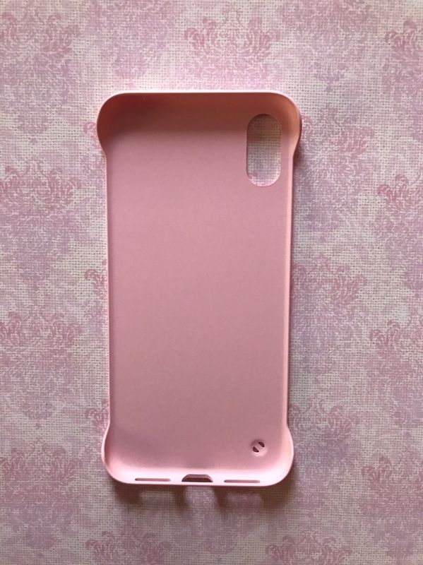 Пластиковий матовий чохол-накладка для Apple iPhone X/Xs Рожевий