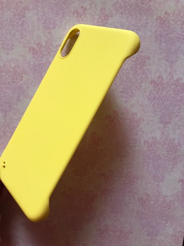 Пластиковий матовий чохол-накладка для Apple iPhone X/Xs Жовтий