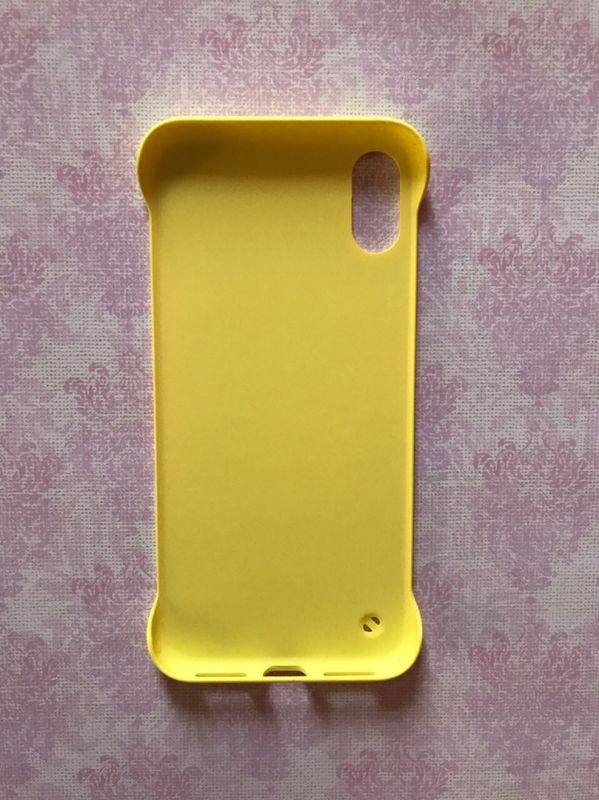 Пластиковий матовий чохол-накладка для Apple iPhone X/Xs Жовтий