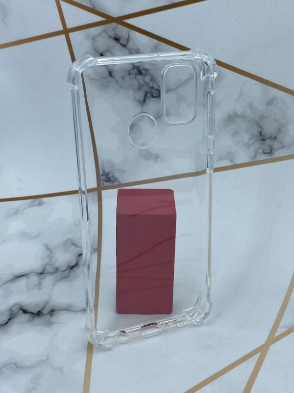 Ультратонкий прозорий силіконовий чохол з потовщеними кутами для Samsung Galaxy M30s