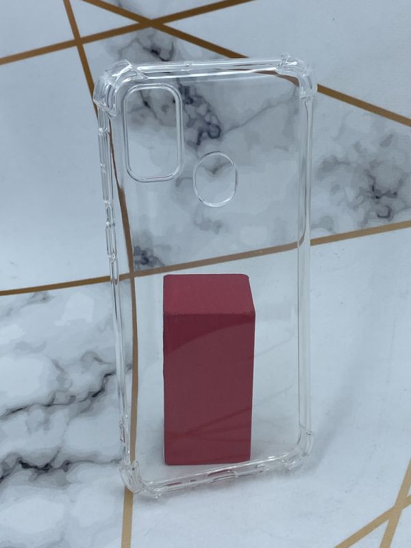 Ультратонкий прозорий силіконовий чохол з потовщеними кутами для Samsung Galaxy M30s