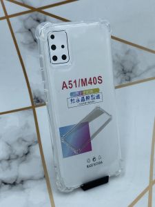 Ультратонкий прозорий силіконовий чохол з потовщеними кутами для Samsung Galaxy А51 (2020) А515