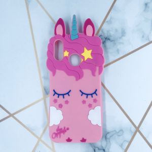 Силіконовий чохол 3D для Huawei P Smart Plus / Nova 3 / Nova Рожевий