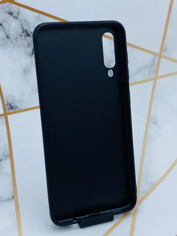 Силіконовий чохол Glass case зі скляною задньою панеллю для Samsung Galaxy A50 2019 A505F Дівчина та вежа