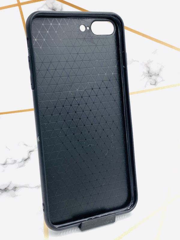 Силіконовий чохол Glass case із скляною задньою панеллю на iPhone 7 Plus/8 Plus :: Дівчина з дитиною