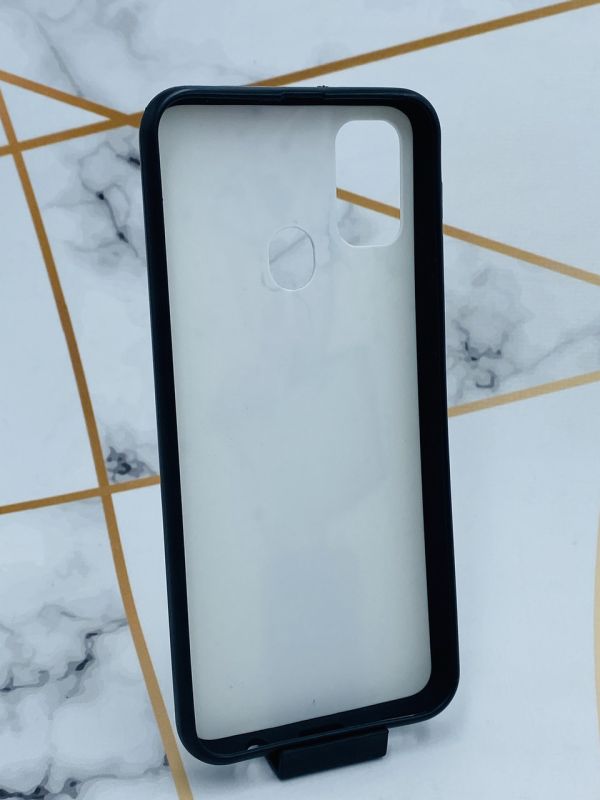 Силіконовий чохол із блискітками для Samsung Galaxy M30s Дівчина зі спини