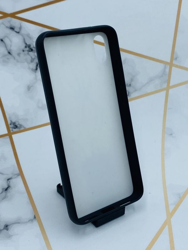 Силіконовий чохол з блискітками для Xiaomi Redmi 7A Дівчина зі спини