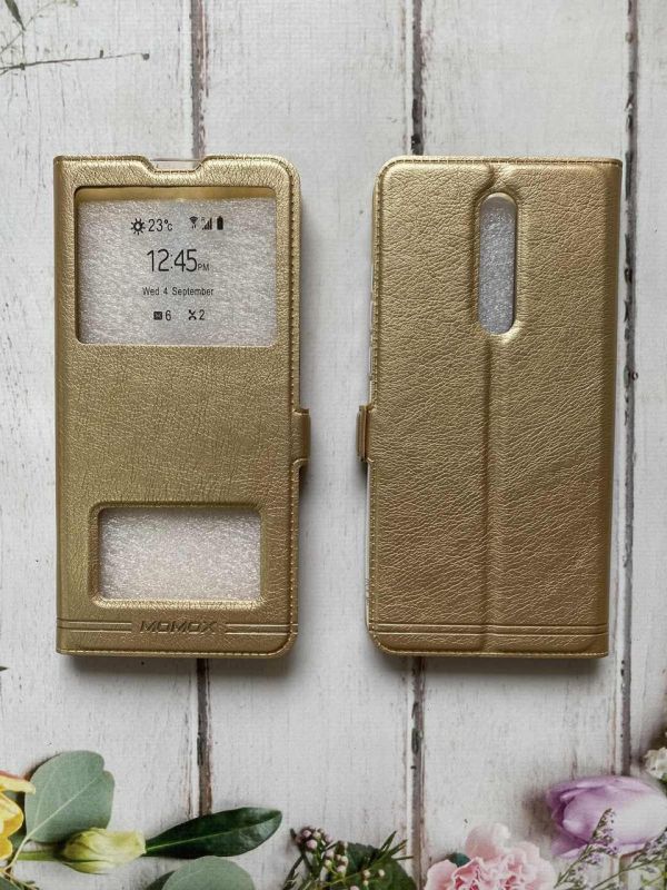 Чохол-книжка Momax для Xiaomi K20 Mi 9T Золотий