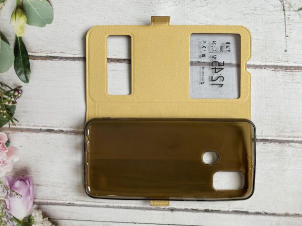 Чохол-книжка Momax для Samsung Galaxy M30s Золотий