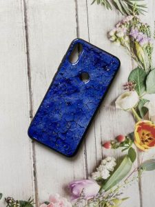 Силіконовий чохол з блискітками для Xiaomi Redmi Play Синій