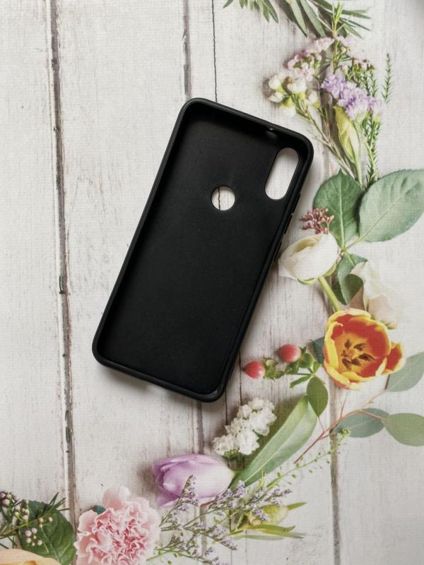 Силіконовий чохол з блискітками для Xiaomi Redmi Play Червоний