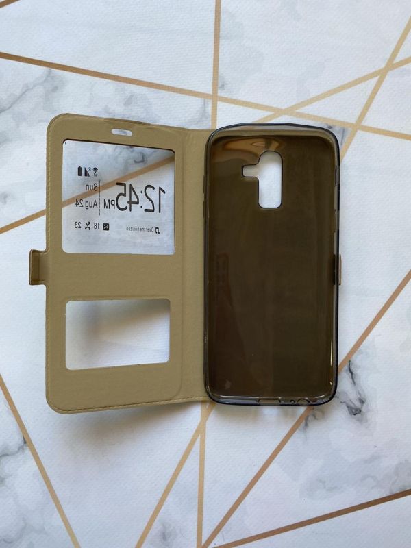 Чохол-книжка Momax для Samsung Galaxy J8 (2018) Золотий