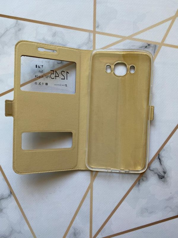Чохол-книжка Momax для Samsung Galaxy J7(2016) J710 Золотий