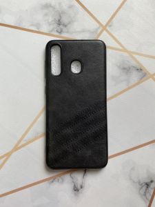 Силіконовий чохол з тисненням для Samsung Galaxy А30 (2019) / А20 (2019) A205 Чорний