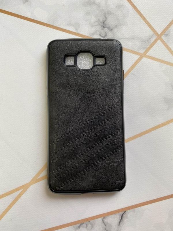 Силіконовий чохол з тисненням для Samsung Galaxy Grand Prime G530 / J2 Prime Чорний