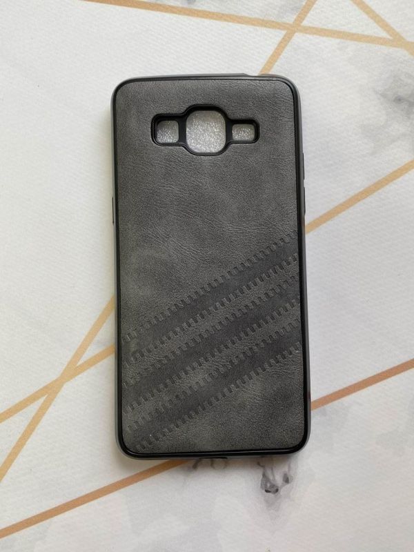 Силіконовий чохол з тисненням для Samsung Galaxy Grand Prime G530 / J2 Prime Сірий