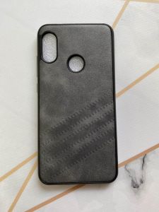 Силіконовий чохол з тисненням для Xiaomi Redmi 6 Pro / A2 lite Сірий