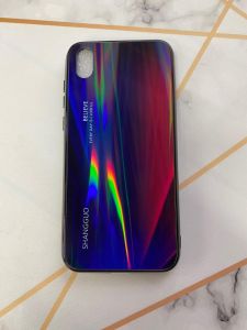 Захисний глянцевий чохол Gradient для Huawei Y5 2019 / honor 8s Червоний