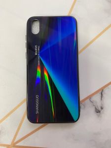 Захисний глянсовий чохол Gradient для Huawei Y5 2019 / honor 8s Синій