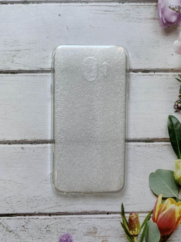 Ультратонкий прозорий силіконовий чохол для Samsung Galaxy J4 (2018) Білий