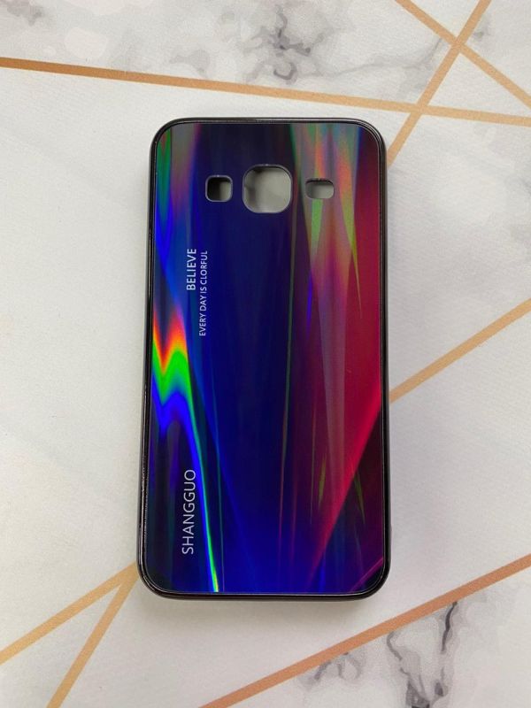 Захисний глянцевий чохол Gradient для Samsung Galaxy J3 / J310 Червоний