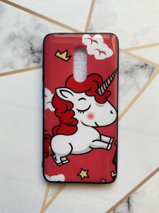 Захисний глянцевий чохол з малюнком для Xiaomi Redmi Note 4 / Note 4X Єдиноріг