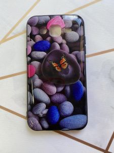 Захисний глянцевий чохол з малюнком для Samsung Galaxy J5 Метелик на камені