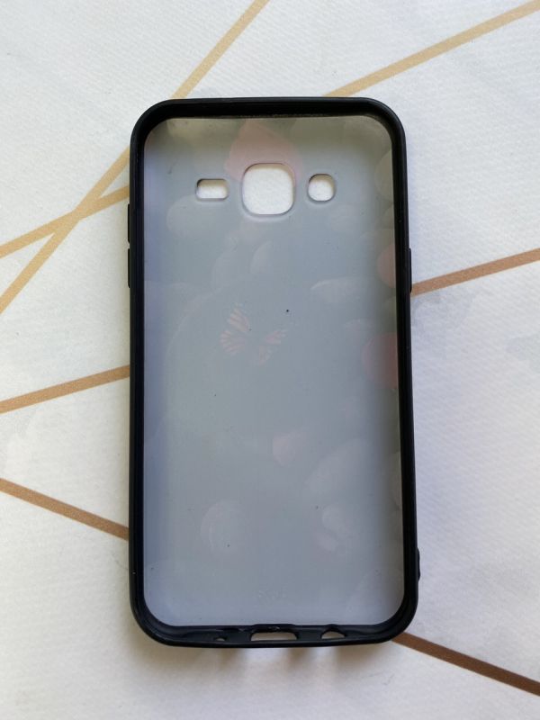 Захисний глянцевий чохол з малюнком для Samsung Galaxy J5 Метелик на камені
