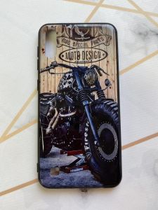 Захисний глянсовий чохол із малюнком для Samsung Galaxy А10 (2019)/А105 Мотоцикл