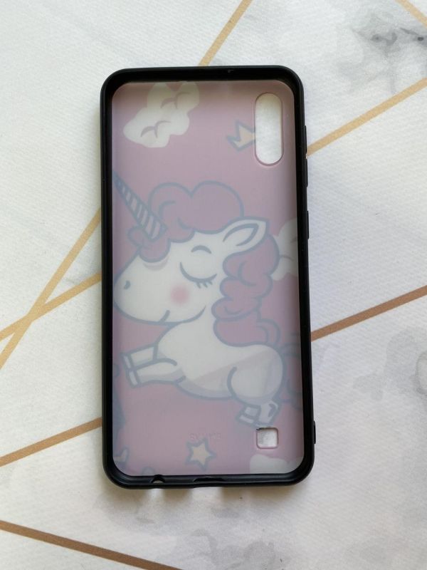 Захисний глянсовий чохол із малюнком для Samsung Galaxy А10 (2019)/А105 Єдиноріг